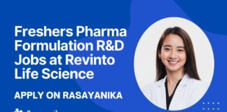Freshers Pharma Job Vacancies