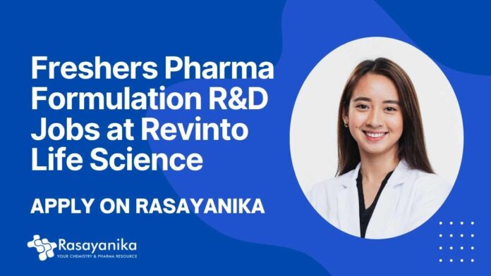 Freshers Pharma Job Vacancies