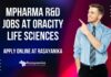 MPharma R&D Jobs at Oracity Life Sciences