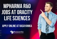 MPharma R&D Jobs at Oracity Life Sciences