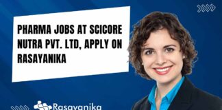 MPharma Job Openings at Scicore Nutra Pvt. Ltd