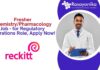 Fresher Chemistry/Pharmacology Job - for Regulatory Operations Role, Apply Now!