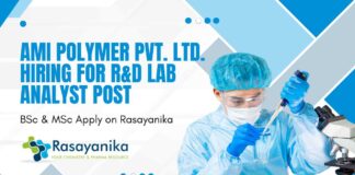 Ami Polymer Pvt Ltd Jobs For R&D Lab Analyst Post