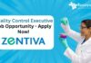 Quality Control Executive Job Opportunity - Apply Now!