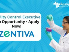Quality Control Executive Job Opportunity - Apply Now!