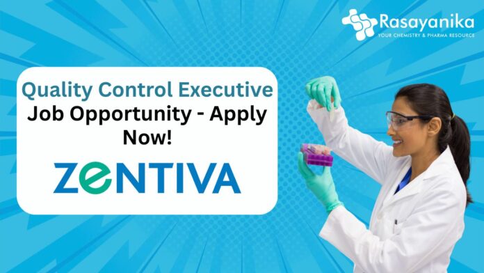 Quality Control Executive Job Opportunity - Apply Now!