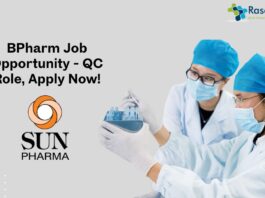 BPharm Job Opportunity - QC Role, Apply Now!