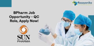 BPharm Job Opportunity - QC Role, Apply Now!