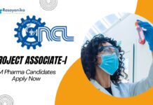 NCL Project Associate-I Job Role in Proteomics – Pharma Candidates Apply