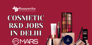MSc Chemistry Job Openings in Delhi – MARS Cosmetics Hiring Now