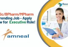 MSc/BPharm/MPharm trending Job - Apply Now for Executive Role!