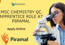 MSc Chemistry Job Openings in QC