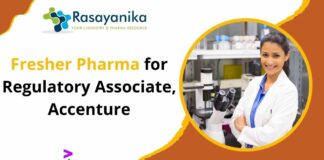 Fresher Pharma Job Openings