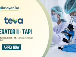  Freshers Chemical Engineering Jobs at Teva Pharmaceuticals | B Tech Chemistry Candidates Apply Now