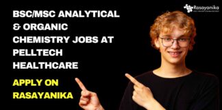 BSc/MSc Analytical & Organic Chem Jobs