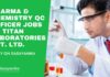 Pharma & Chemistry Job Openings in QC