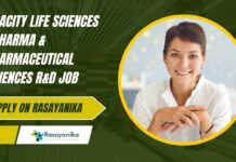 BPharma & Pharmaceutical Sciences R&D Job