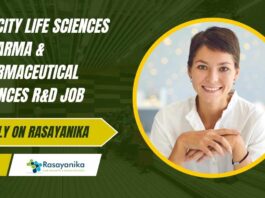 BPharma & Pharmaceutical Sciences R&D Job