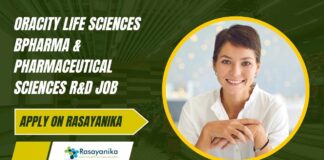 BPharma & Pharmaceutical Sciences R&D Job