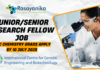 ICGEB JuniorSenior Research Fellow Job MSc Chemistry Grads Apply by 10 July 2025