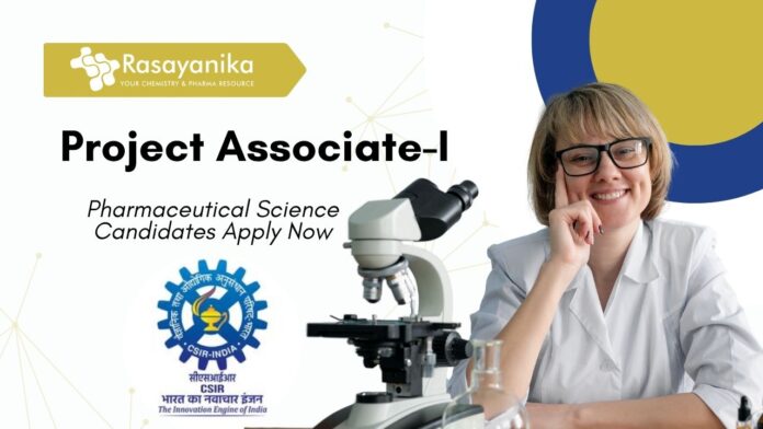 IMTECH Project Associate-I in Drug Resistance Study | Pharmaceutical Science Candidates Apply Now