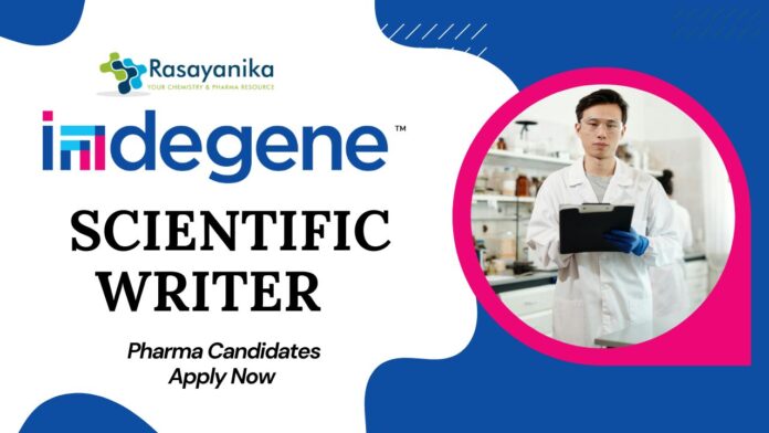Indegene Scientific Writer Job Role | Pharma Candidates Apply Now 
