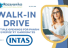 Intas Walk-In Drive Vadodara – 6 July 2025 Apply Now