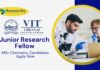 JRF Job at VIT | MSc Chemistry Candidates Apply Now for Nanobiotech Research  