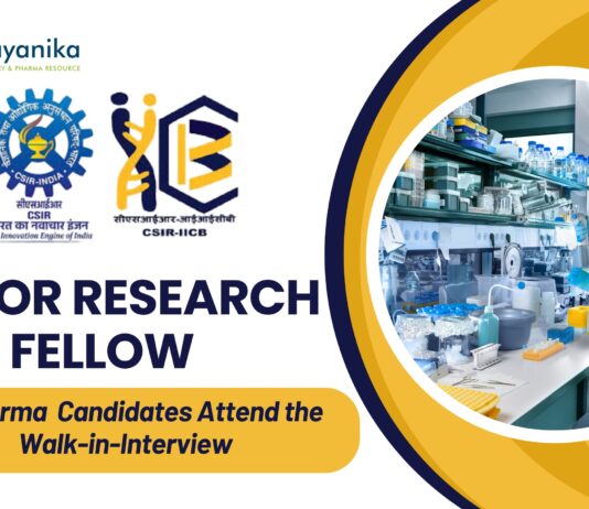 JRF Vacancy at IICB – B Pharma Candidates Attend the Walk-in-Interview