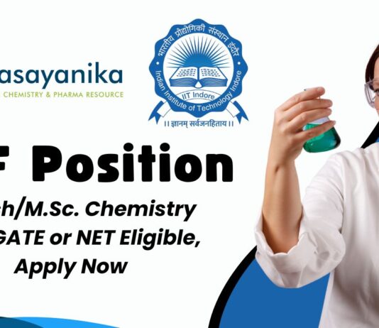 JRF Vacancy at IIT Indore – M.TechM.Sc Apply by 11 July