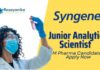 Junior Analytical Scientist Job at Syngene | MPharma Candidates Apply Now
