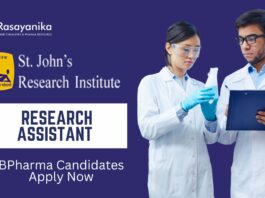 Latest BPharma Jobs at SJRI | Apply Now for Research Assistant Role