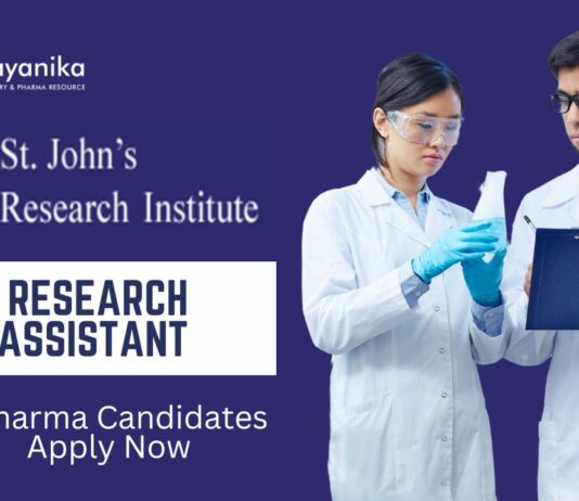 Latest BPharma Jobs at SJRI | Apply Now for Research Assistant Role
