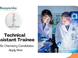  Latest Chemistry Jobs at JNCASR | Apply Now for Technical Assistant Trainee