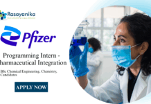 Chemistry Freshers Internship