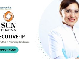 Latest M Pharma Jobs at Sun Pharma | Apply Now for Executive Position