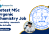 Latest MSc Organic Chemistry Job at NISER - Chemistry Research