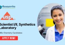 Latest Organic Chemistry Jobs at US Pharmacopeia MSc in Chemistry Apply Now for Scientist III Position