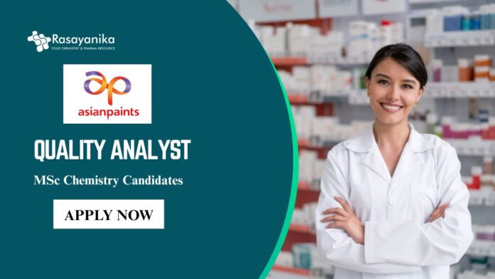 Chemical Sciences Jobs in QA