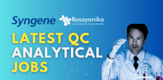 Latest QC Analytical Jobs