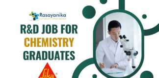 Latest R&D Job for Chemistry Graduates at Sika - BSc Chemistry Job