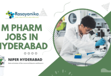 M Pharm Jobs in Hyderabad - Research Jobs at NIPER