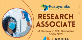 M Pharm and MSc Graduates Join Lambda as a Research Associate in Bioanalytical Operations