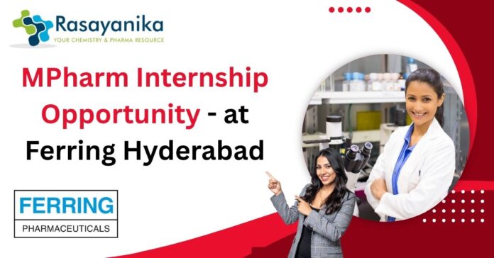 MPharm Internship Opportunity