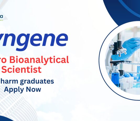 MPharm Jobs At Syngene | Apply Now For The Invitro Bioanalytical Scientist Role