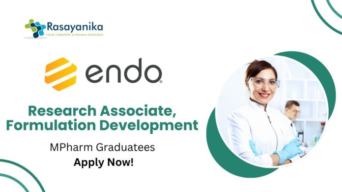MPharm Jobs at Endo