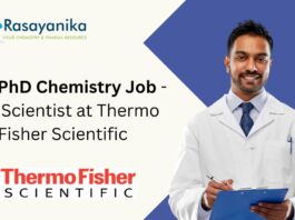 MSc PhD Chemistry Job