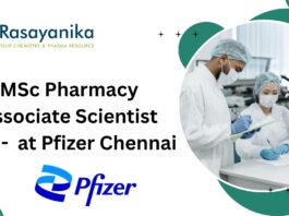 MSc Pharmacy Associate Scientist