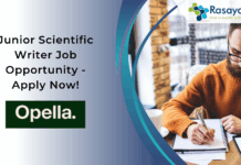 Junior Scientific Writer Job Opportunity - Apply Now!