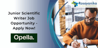 Junior Scientific Writer Job Opportunity - Apply Now!